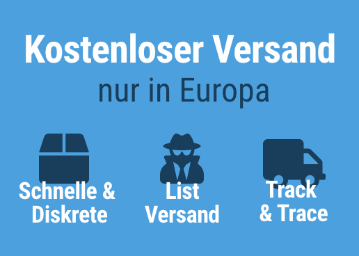Kostenloser Versand, schnelle und diskrete!